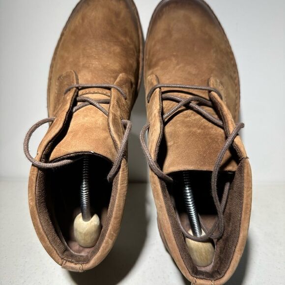 Born Brown Leather Lace Up Chukka Boots Men's 9 - Picture 6 of 8